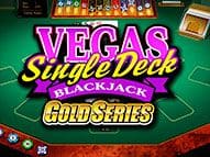Vegas Single Deck Blackjack GoldSeries